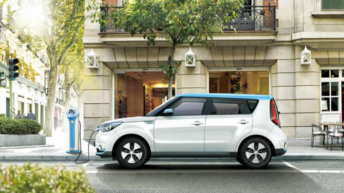 Vehiculo electrico EV Kia Soul transporte