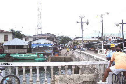 El muelle de Muisne Provincia de Esmeraldas