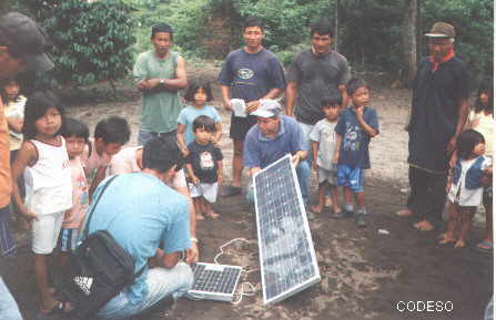 Capacitacion del uso de los Sistems Solares en la Comunidad Dovuno